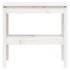 Mesa consola de madera maciza de pino blanco 80x40x75