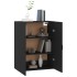 Armario colgante de madera de ingeniería negro 69,5x34x90