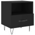 Mesitas de noche 2 uds madera ingeniería negro 40x35x47,5