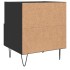 Mesitas de noche 2 uds madera ingeniería negro 40x35x47,5