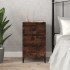 Mesita de noche madera contrachapada roble ahumado 40x35x70