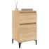 Mesitas de noche 2 uds color roble sonoma 40x35x70