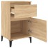 Mesitas de noche 2 uds color roble sonoma 40x35x70