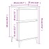Mesitas de noche 2 uds color roble sonoma 40x35x70
