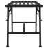 Banco de jardín de acero negro 110