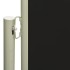 Toldo lateral retráctil de jardín negro 140x300