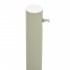 Toldo lateral retráctil de jardín negro 140x300