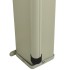 Toldo lateral retráctil de jardín negro 140x300