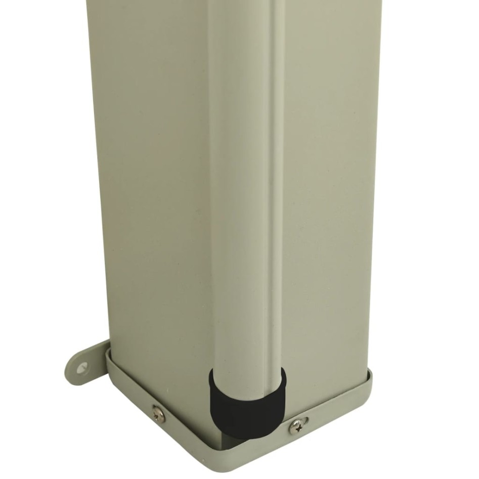 Toldo lateral retráctil de jardín crema160x300