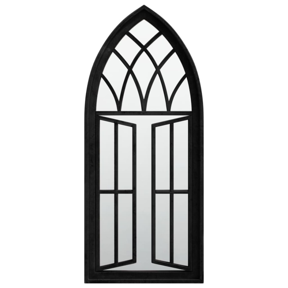 Espejo de hierro negro para uso interior 70x30