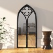Espejo de hierro negro para uso interior 70x30 cm