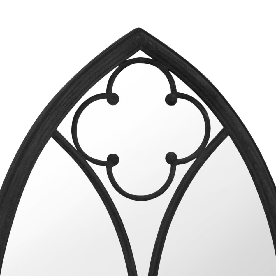 Espejo de hierro negro para uso interior 70x30