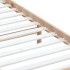 Estructura de cama individual pequeña madera maciza 75x190