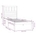 Estructura de cama sin colchón madera maciza de pino 90x200