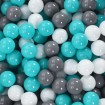 Bolas de juego multicolor 500 unidades