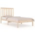 Estructura de cama madera maciza de pino 100x200