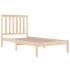 Estructura de cama madera maciza de pino 100x200