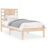 Estructura de cama sin colchón madera maciza de pino 90x200