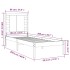 Estructura de cama sin colchón madera maciza de pino 90x200