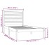 Estructura de cama madera maciza de pino 90x200