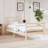 Estructura de cama sin colchón madera maciza de pino 90x200