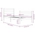 Estructura de cama sin colchón madera maciza de pino 90x200