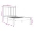 Estructura de cama madera maciza de pino 90x190