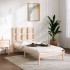 Estructura de cama madera maciza 75x190