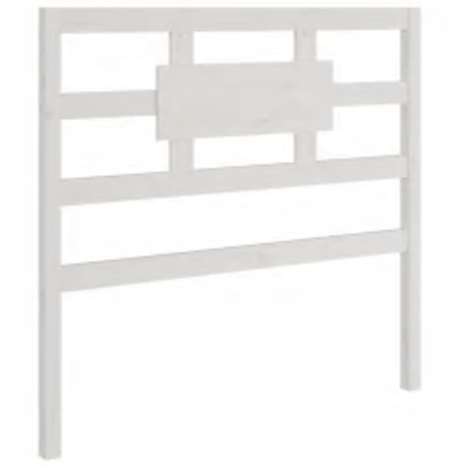 Estructura de cama madera maciza de pino blanca 90x200