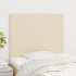 Cabeceros 2 unidades de tela color crema 90x5x78/88