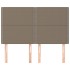 Cabeceros 4 unidades tela gris taupe 72x5x78/88