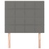 Cabeceros 2 unidades de tela gris oscuro 90x5x78/88