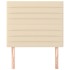 Cabeceros 2 unidades de tela color crema 80x5x78/88