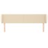 Cabecero de tela color crema 203x23x78/88