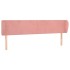 Cabecero de terciopelo rosa 163x23x78/88