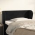 Cabecero de terciopelo negro 93x23x78/88