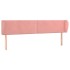 Cabecero de terciopelo rosa 183x23x78/88