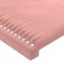 Cabecero de terciopelo rosa 183x23x78/88