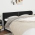 Cabecero de tela negro 183x23x78/88