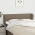 Cabecero de tela gris taupe 147x23x78/88
