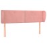 Cabecero de terciopelo rosa 147x23x78/88