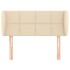 Cabecero de tela color crema 93x23x78/88