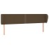 Cabecero de tela gris oscuro 203x23x78/88