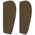 Cabecero de tela gris oscuro 203x23x78/88