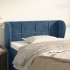 Cabecero de terciopelo azul oscuro 103x23x78/88