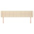 Cabecero de tela color crema 203x23x78/88