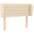 Cabecero de tela color crema 83x23x78/88