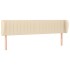 Cabecero de tela color crema 183x23x78/88