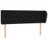 Cabecero de tela negro 163x23x78/88