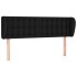 Cabecero de tela negro 147x23x78/88